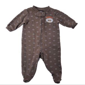 Carters Daddy’s MVP Brown Football Onesie